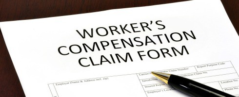 An example of a workers compensation insurance claim form.